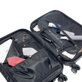 Kenneth Cole REACTION Renegade Luggage Expandable 8-Wheel Spinner Lightweight Hardside Suitcase, Midnight Plum, 20-Inch Carry On