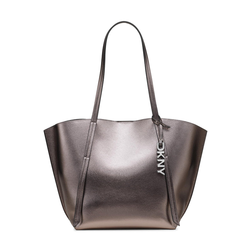 DKNY Women's Handbags Tote,gunmetal,1 size