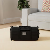 QT&QY 40L Military Tactical Duffle Bag For Men Sport Gym Fitness Tote Travel Training Workout With Shoe Compartment Basketball Football Weekender