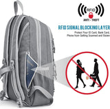 G4Free 12L/20L Small Hiking Backpack RFID Mini Rucksack Compact Multipurpose Daypacks for Men Women Camping Walking Daytrip Travel, Light Grey, 12l, Daypacks