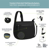 Travelon Anti-Theft Metro Saddle Crossbody