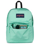 JanSport SuperBreak Plus Backpack with Padded 15-inch Laptop Sleeve and Integrated Bottle Pocket - Spacious and Durable Daypack for Work and Travel - Magic Mint