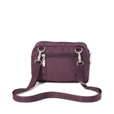 Baggallini Trifecta RFID Wallet Crossbody - 8"x6" Crossbody Bag for Women Convertible Fanny Pack Belt Bag