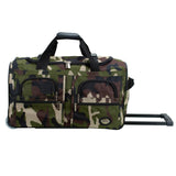 Rockland Rolling Duffel Bag, CAMO, 22