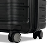 Samsonite Elevation Plus - Medium Hardside Luggage - Scratch Resistant Polypropylene Shell, RightHeight™ Adjustable Handle, Integrated AirTag Holder, TSA Lock, WetPak™ Compartment - Triple Black