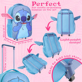 Disney Stitch Luggage Travel Essentials Suitcase Kids Foldable Luggage with Wheels 17