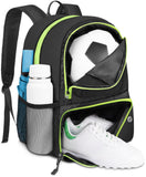 YOREPEK Soccer Backpack, Lightweight Soccer Bag, Water resistant Sport Equipment Bags Fit Basketball to Match Training