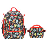 Bioworld Pokemon Starters & Pokeballs All-Over Print 16" Backpack & Lunch Kit Value Set