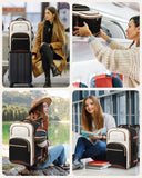 LOVEVOOK Travel Essentials Carry on Backpack 40L Travel Backpack for Women Men,Waterproof TSA Personal Item Travels Bag Airline Flight Approved,Large Carry on Luggage Laptop Backpack with Packing Cube