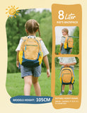 MOUNTAINTOP Kids Toddler Backpack 1-3，Small Kindergarten Backpack with Leash for Girls,Boys & Preschool Yellow