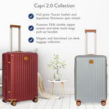 Bric's Capri 2.0 Spinner - Expandable Luxury Check-In Luggage With Spinner Wheels - Lightweight Check-In Suitcases with Wheels Made From Durable Polycarbonate - 27 Inch, Silver