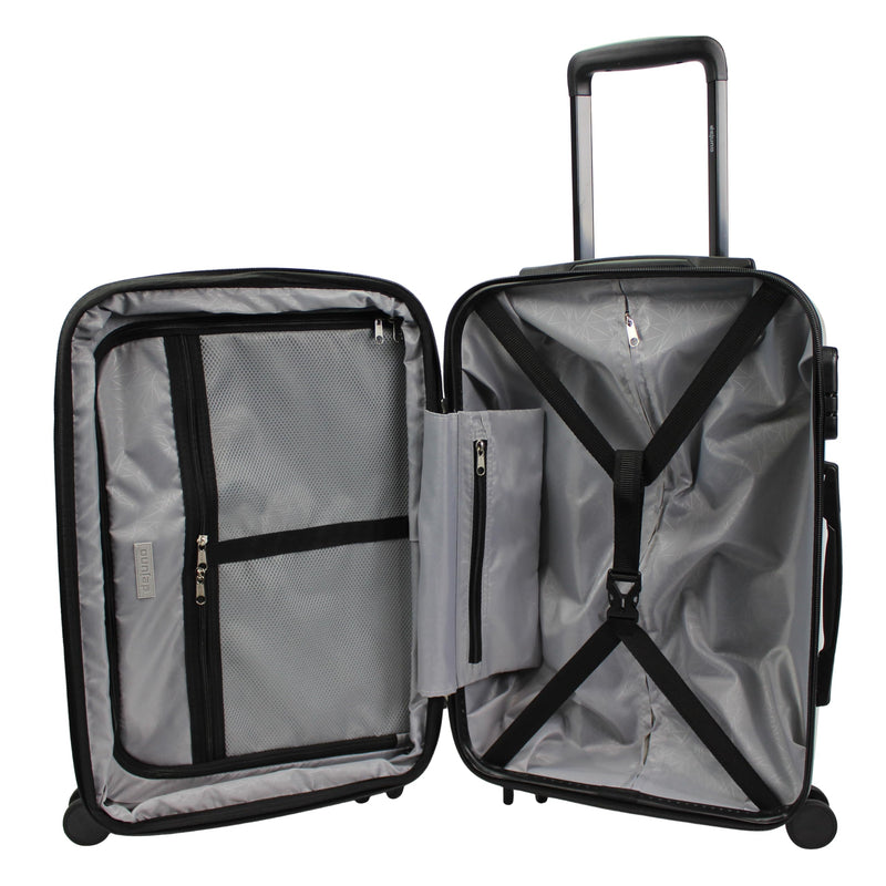 World Traveler Dejuno Wave Marble 3-Piece Expandable Spinner Luggage Set