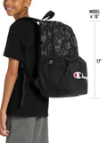 Champion Merit Backpack, Black/White, OS
