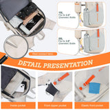 BECOJADDE 15L Small Hiking Backpack for Men Women Foldable Packable Back Pack Ultralight Hiking Daypack for Travel Camping Outdoor, Beige