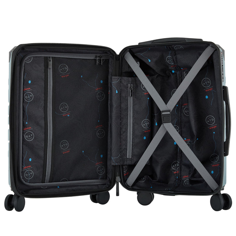 Wrangler ATG Alpine 22" Expandable Rolling Hardside Carry-On Luggage, Hydro