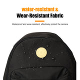 Cwatcun Camera Backpack Bag Small for Women,Fashion DSLR Camera Bag with Tripod Strap Laptop Compartment and Padded Dividers Lightweight Photograhy Cute Backpack Case for Cameras Accessories