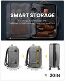 LUGGEX Carry On Travel Backpack, Expandable Large Backpack for Men Women, Fits 17.3 Inch Laptop, 40L