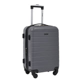 Wrangler Smart Spinner Hardside Luggage, 22-Inch Carry-On, Quiet Shade