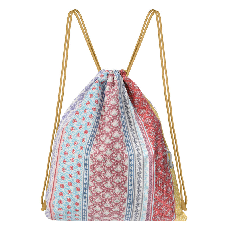 Lily queen Drawstring Backpack Sports Gym Bag Swim Bag With Zipper Pocket