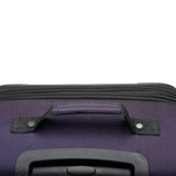 U.S. Traveler Aviron Bay Expandable Softside Luggage with Spinner Wheels, Purple, 3-Piece Set