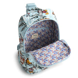 Vera Bradley Women's Disney Premium Cotton Lorman Sling Backpack, Ski Weekend Mickey and Friends, One Size