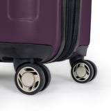 Kenneth Cole REACTION Renegade Luggage Expandable 8-Wheel Spinner Lightweight Hardside Suitcase, Midnight Plum, 24-Inch Checked