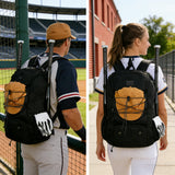 MATEIN Youth Baseball Bag, Softball Bag with Cleats Pocket for Girls, Boys, Adult, Large Baseball Backpack for Men with Fence Hook- Hold 2 Bats, Batting Mitten, Helmet, Caps, Teeball Gear