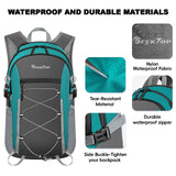 Seektop 20L Foldable Waterproof Hiking Backpack, Ultralight Small Lightweight Daypack Packable Backpack for Men Woman