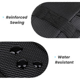 SunHalo Gear Bike Seat Bag - Bicycle Saddle Bag Under Seat Cycling Accessories Storage Pouch Wedge Pack for Mountain & Road Bike - Black