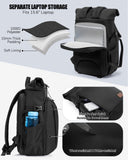 Smasrob Camera Backpack with Padded Laptop Sleeve and Tripod Holder, Camera Bags for Photographers with Adjustable Dividers, Black