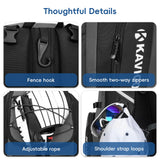 KAVIGOR Baseball Bag for Youth and Adult, Softball Bag 50L Large Capacity Holds 4 Bats, Equipment Backpack with Shoes Compartment