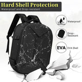 Camera Backpack, Hardshell DSLR Photography Camera Bag with Rain Cover, Waterproof Hard Shell Camera Case with Tripod Holder & 15.6" Laptop Compartment Compatible with Canon/Nikon/Sony/DJI Mavic Drone