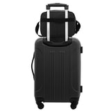 Travelers Club Midtown Hardside 4-Piece Luggage Travel Set, Black