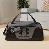 Under Armour Unisex-Adult Undeniable 5.0 Duffle, Pitch Gray Medium Heather (012)/Black, Medium