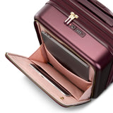 Samsonite Mobile Solutions 2 Carry-On Luggage, Expandable Spinner Suitcase with Laptop Compartment, TSA Lock, Lightweight Travel Bag with Dual Spinner Wheels & WetPak Storage, Merlot