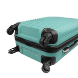 Dejuno Craft Hardside 24-Inch Lightweight Spinner Luggage - Teal