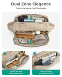 BAGSMART Lightweight Crossbody Bags for Women, Quilted Puffer Shoulder HandBags with Adjustable Strap for Travel