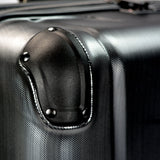 Traveler's Choice Silverwood Polycarbonate Hardside Expandable Spinner Luggage, Brushed Metal, Checked-Large 30-Inch