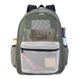 COVAX Heavy Duty Mesh Backpacks for Adults, See Through Backpack for Swimming, Fitness, Sports, Carry Portable Oxygen Concentrators