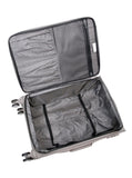 It Luggage Lustrous Luxe 32" Softside Checked 8 Wheel Spinner, Moon Rock