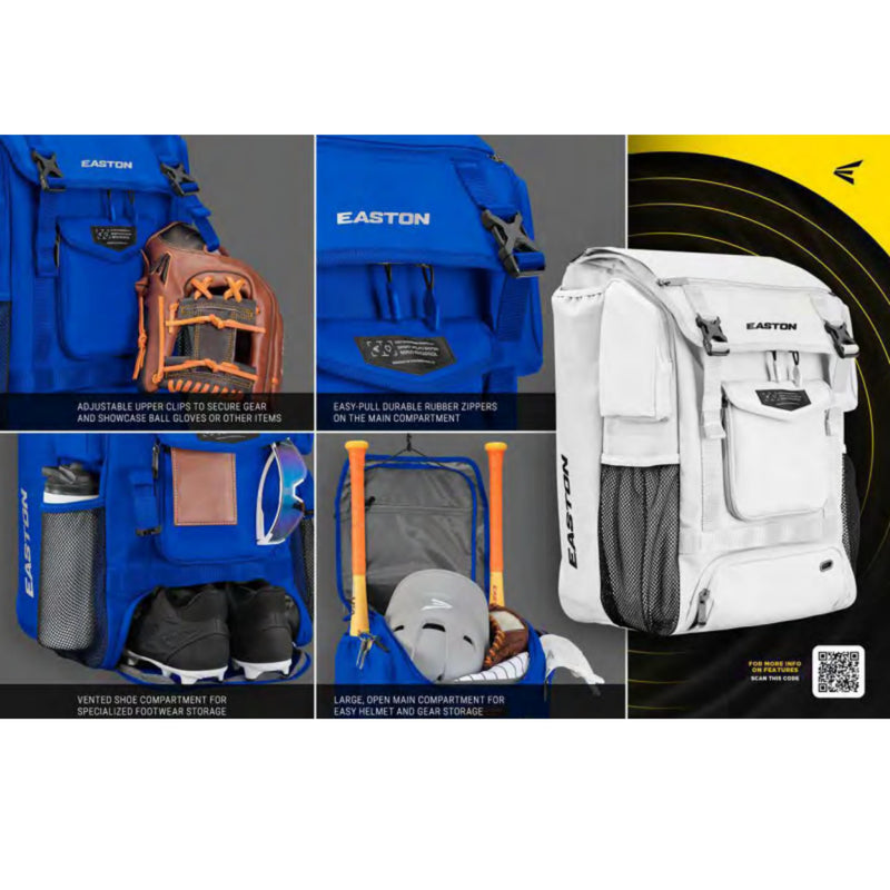 Easton | MAV1 Backpack Equipment Bag | Baseball & Softball | Black