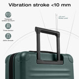 Coolife Carry On Luggage Suitcase : 22x14x9 Airline Approved Travel Luggage with Spinner Wheels, Front Pocket Expandable Hardshell Suitcases with TSA Lock Green