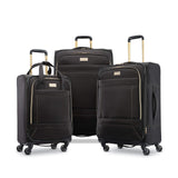 American Tourister Belle Voyage Softside Luggage with Spinner Wheels, Black, Carry-On 21-Inch