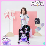 Inprof Kid’s Luggage Set 2 Piece Suitcase Set 16’’ Hardside Luggage with Spinner Wheels Girls Carry on Toddler Luggage Travel Rolling Luggage Airline Approved