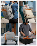 LUGGEX Large Backpack and 4 Set Compression Packing Cubes for Luggage Bundle – Travel Essentials