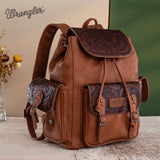 Montana West Wrangler Backpack Purse for Women Men Western Backpack Floral Tooled Travel Bags