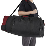 Travelers Club 32" Expandable Rolling Travel Duffel Bag, Red Option