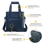 RTIC 20 Can Ultra-Tough Soft Cooler Pro, Insulated, Waterproof, Leakproof, Portable, Floating Bag for Beverage, Drink, Lunch, Outdoor, Beach, Car, Camping, Picnic, Fishing, Boat, 13L, Navy