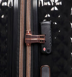 It Luggage Glitzy 27" Hardside Checked 8 Wheel Expandable Spinner, Black