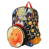 BIOWORLD, Boys, Five-Piece 16" Backpack Set for Boys (Little Kid/Big Kid), Orange, One Size